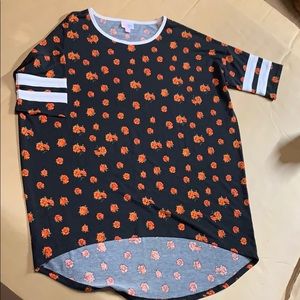 Gorgeous roses varsity sleeve striped Irma